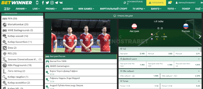 бетвиннер киберспорт