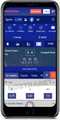 paripesa ios mobile live betting